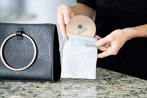 4" Compact Travel Makeup Mirror with 1x/10x Magnification