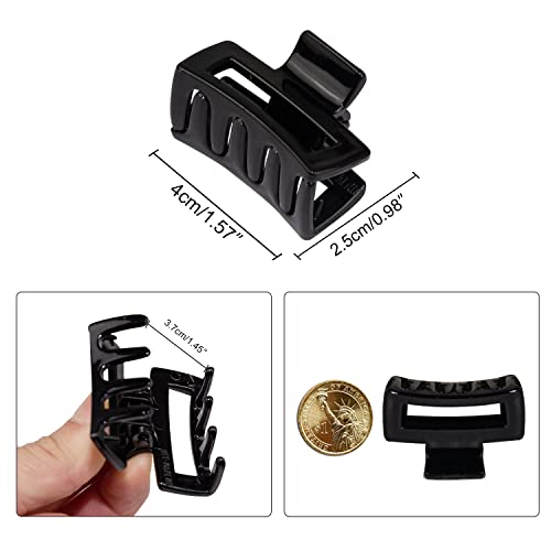 Small Claw Hair Clips for Women, 10-Pack 1.5 Inch Mini Jaw Clips