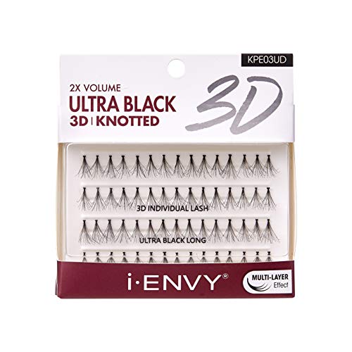 i-ENVY 2X Volume 3D Individual Lashes Long Black