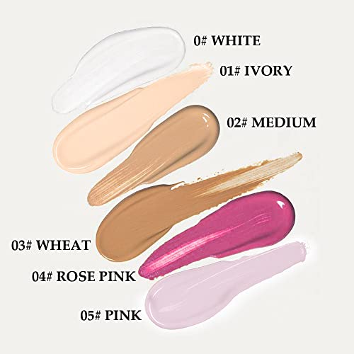 Rose Pink Eyeshadow Primer - 12ML Cream Base for All Skin Types
