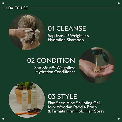 Aveda Flax Seed Aloe Strong Hold Sculpturing Gel | Organic Aloe and Flax Seed Gel | for Medium to Coarse Hair, 8.5 Fl Oz