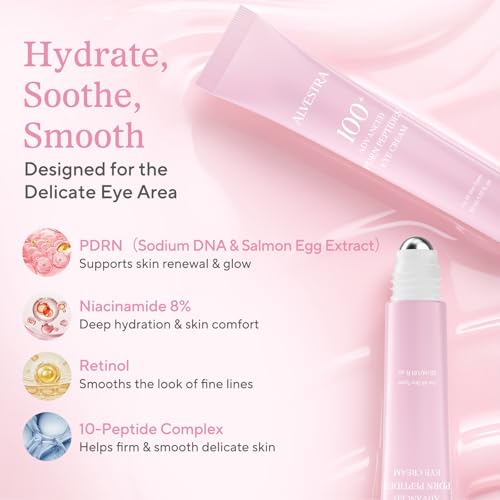ALVESTRA Under Eye Cream with PDRN & Retinol, Dark Circles & Wrinkles