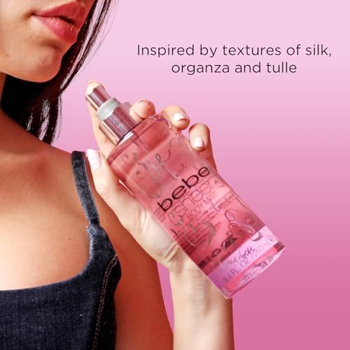 Bebe Sheer Body Mist - Sensual Women's Fragrance with Citrus & Floral Notes - 8.4 oz