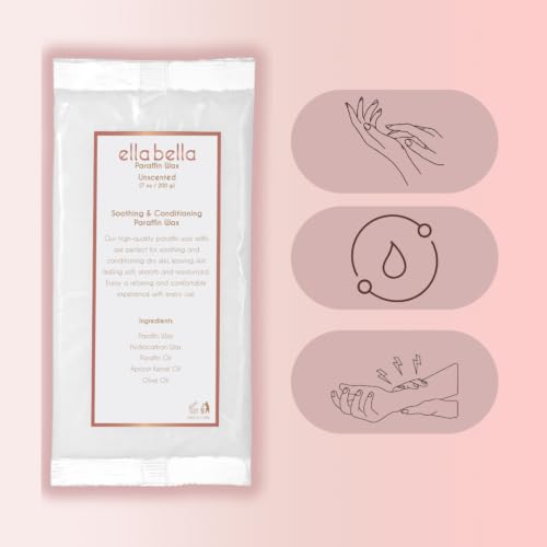 Ella Bella Unscented Paraffin Wax Refill for Hand & Foot Therapy
