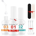 EODCI Dip Powder Liquid Set - 15ml Base Coat, Top Coat & Activator Kit