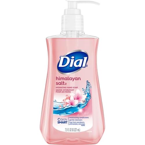 Dial Liquid Hand Soap, Himalayan Salt, 7.5 fl oz (Pack of 4)
