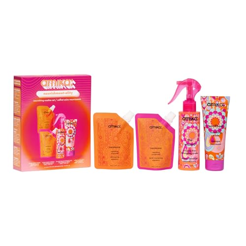 Amika Nourishment-ality Hair Care Gift Set | Travel Size