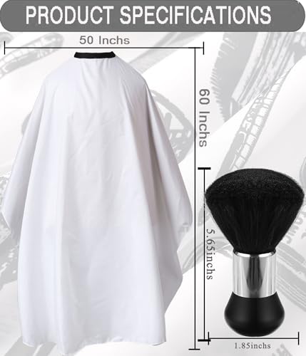 Professional Hair Cutting Cape with Neck Duster Brush - Borogo