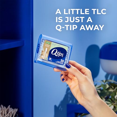 Q-tips Organic Cotton Swabs Travel Pack - 10x30 Count, Gentle & Eco-Friendly
