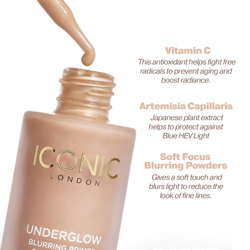 ICONIC LONDON Underglow Blurring Primer - 0.91 Fl oz for Flawless Skin