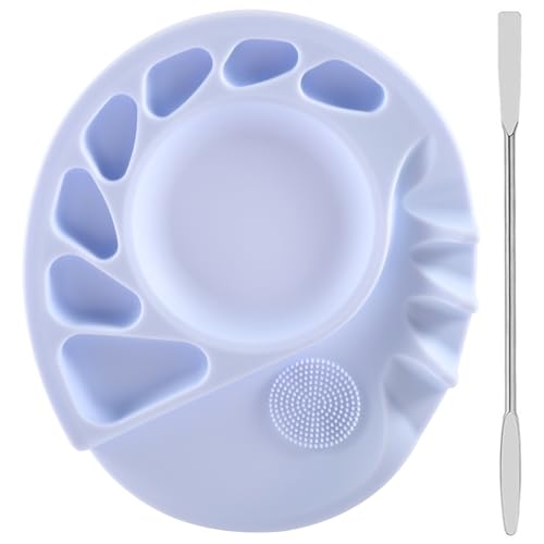 5-in-1 Silicone Makeup Palette with Spatula Tool