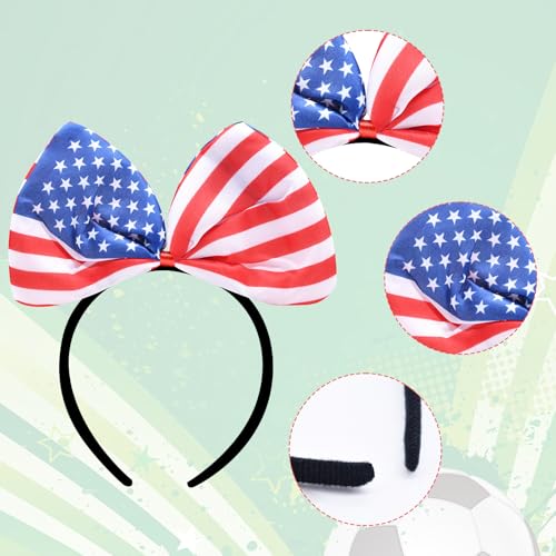 Soccer Fan Accessories Set for Adults - Headband, Earrings & Cheer Wand