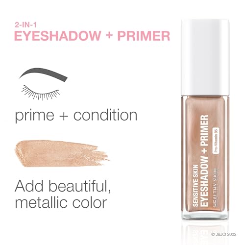 Neutrogena Sensitive Skin Eyeshadow + Primer, Soft Pearl