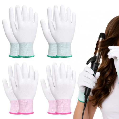 Heat Protection Gloves for Hair Styling, 8 Pcs Set
