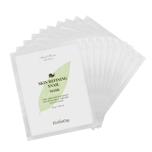 Elishacoy Snail Mask 10 Pack - Anti Aging Skin Treatment Mask