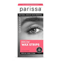 Parissa Natural Brow Wax Strips | Beginner-Friendly & Fragrance-Free | Ready-to-Use Eyebrow Waxing for Sensitive Skin | 32 Strips (16 x 2)