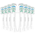 Replacement Brush Heads Compatible with Philips SoniCare Electric Toothbrushes, Dupont Bristles for Effective Cleaning, Snap-on System, 8 Pack, White
