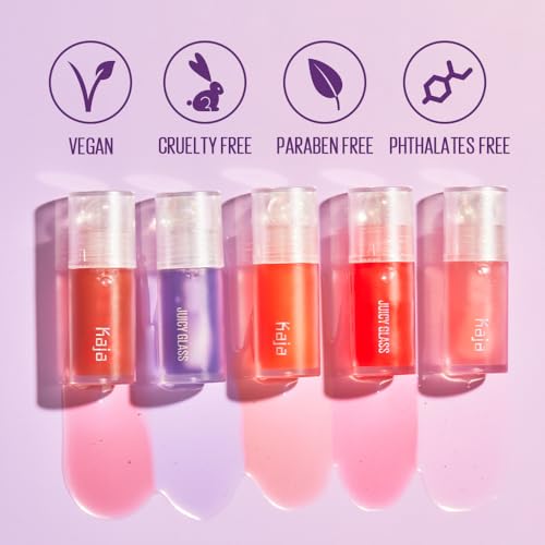 Kaja Juicy Glass Lip Oil 07 Fig Smoothie - Plumping Gloss