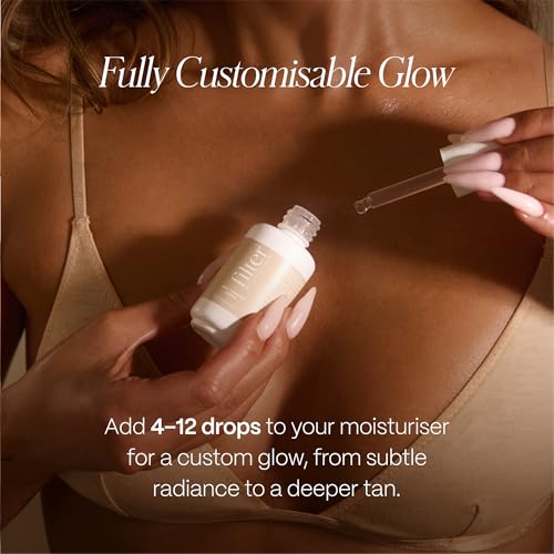 Filter by Molly-Mae Self Tanning Drops | Natural-Looking Bronzed Glow | Face & Body Drops | Fast-Developing Sunless Tanner | Gradual Glow | Easy-to-Apply | 30ml