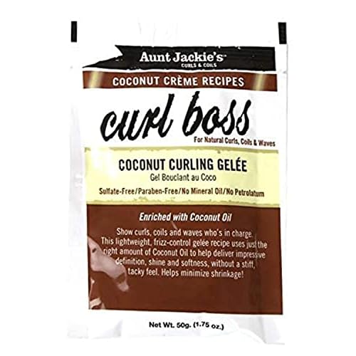Aunt Jackie's Curl Boss Coconut Curling Gelee, 1.75 Oz