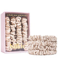 Silkie 100% Mulberry Silk Scrunchies Set of 4