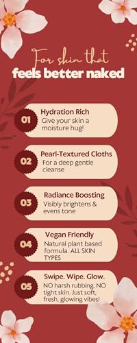 Fresh One Makeup Remover Wipes - Gentle Eye & Face Cleansing Wipes with Hyaluronic Acid & Vitamin C (30 Count)