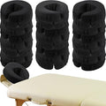 Macarrie 24-Pack Reusable Microfiber Massage Table Face Cradle Covers