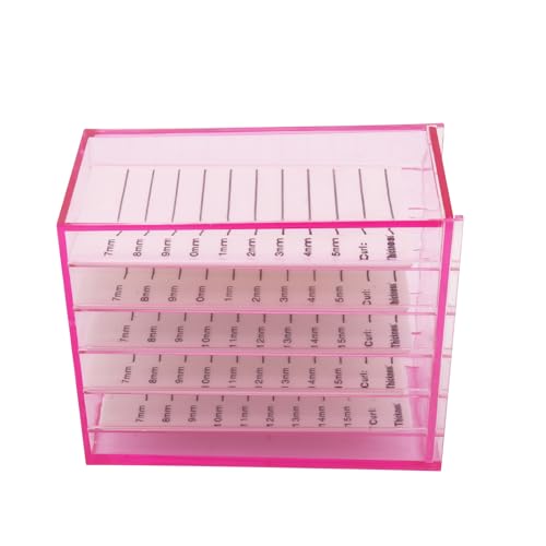 5-Layer Clear Acrylic Eyelash Organizer & Storage Box