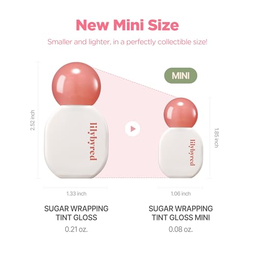 lilybyred Sugar Wrapping Tint Gloss Mini 0.08oz | Korean Lip Stain