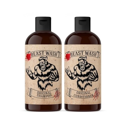 Johnny Slicks Hair Cleaning Kit - Organic Shampoo & Conditioner for Men, 2 Piece Set
