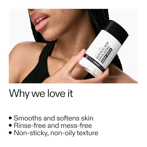 Glycolic Acid Exfoliating Body Stick - Smooth Rough Skin, Fragrance-Free