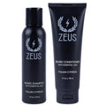 ZEUS Italian Cypress Beard Wash Set for Men, Shampoo & Conditioner Duo with Green Tea & Essential Oils, Hydrates, Softens & Strengthens Beard Hair (Made in USA)