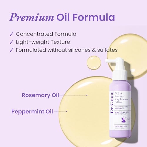 Dr. Groot Rosemary Mint Oil Tonic for Hair Growth & Thickness