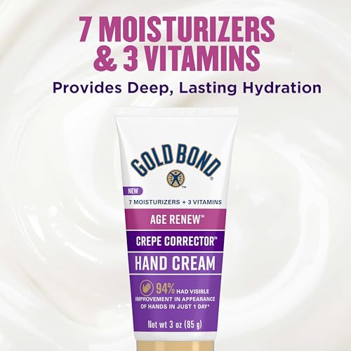 Gold Bond Age Renew Crepe Corrector Hand Cream, 3 oz