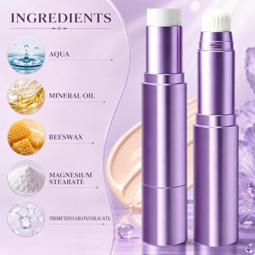 2-in-1 Color-Changing Foundation Stick with Brush