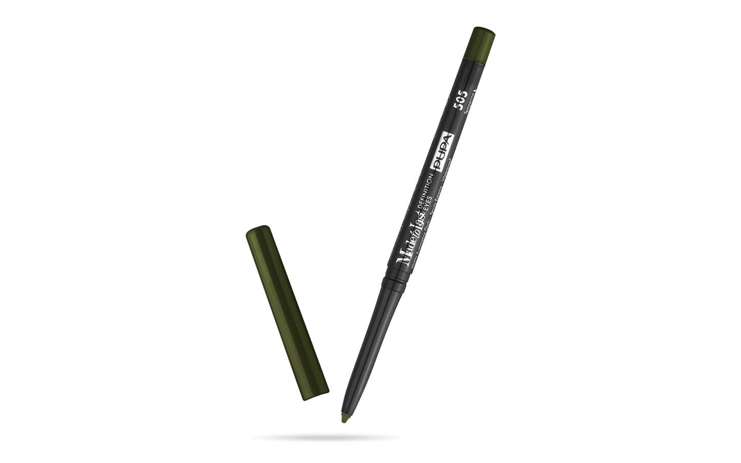 Pupa Milano Made To Last Definition Eyes - Creamy Retractable Automatic Eyeliner - Easily Create Instant, Smudge Free Intensity - Lasting Color Liner For Waterline Or Lid - 505 Forest - 0.012 Oz