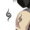 Anbu Spiral Temporary Tattoo - Anime Cosplay, Lasts 2 Weeks