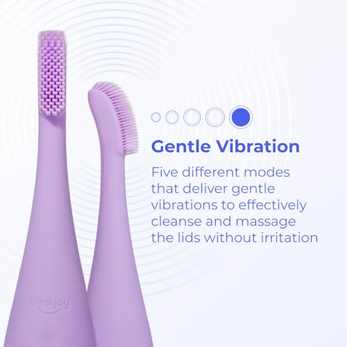 Blinkjoy Electric Eyelid Brush 2 Purple - Gentle Demodex & Blepharitis Care