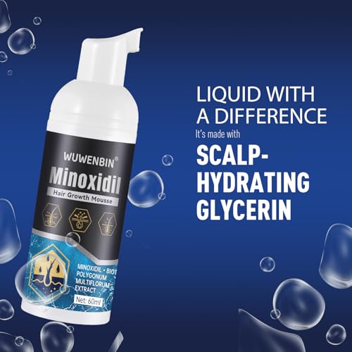 5% Minoxidil Hair Growth Liquid for Men & Women - 2 Pack
