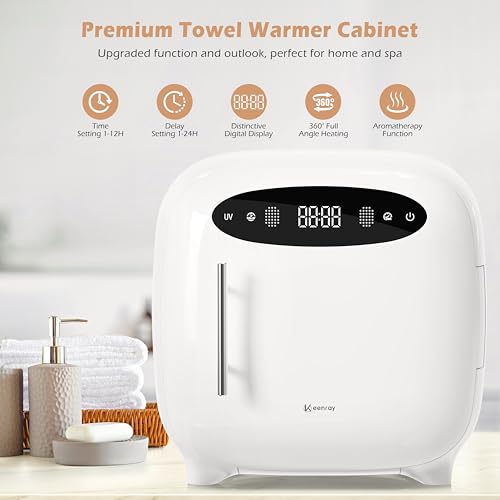 Keenray Hot Towel Warmer Cabinet 14L Digital Timer Spa