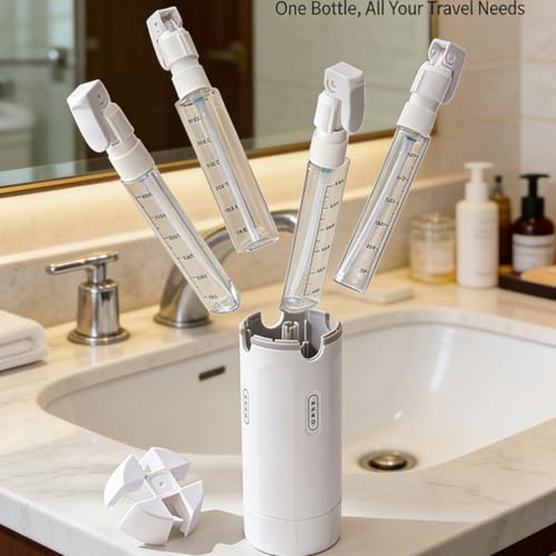 30ML Travel Toiletry Bottle Set - Leak-Proof Dispenser & Organizer