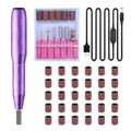 Electric Nail Drill Kit with Variable Speed Control & 6 Bits