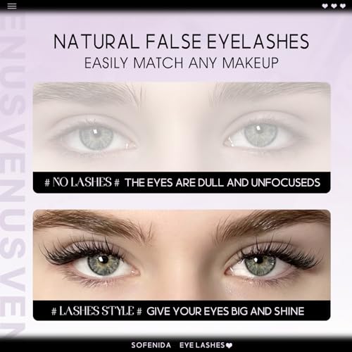 Velure Venus Cluster Lashes 8-14mm Natural Wispy Eyelash Extensions