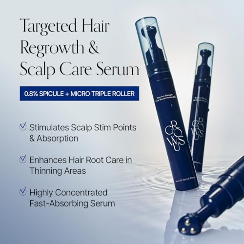 GROWUS Hair Booster Serum with Biotin & Scalp Massager - 14ml