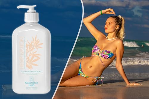 Australian Gold Hemp Nation Sea Salt & Sandalwood Tan Extender 18oz