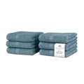 Villa Celestia Cotton Washcloths Set of 6, 12x12 Inch