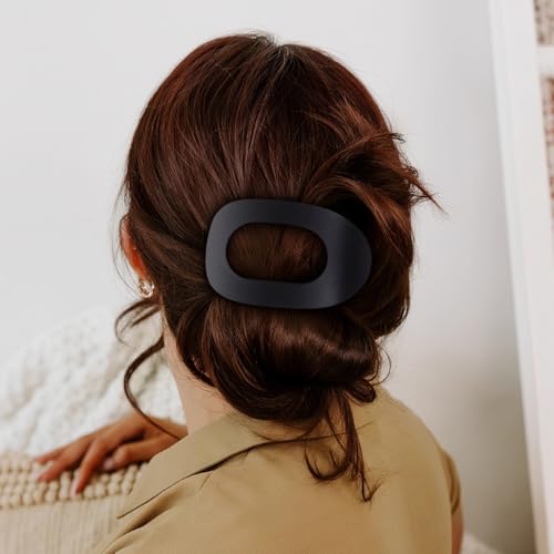 4-Piece Flat Claw Hair Clips for Thick & Thin Hair