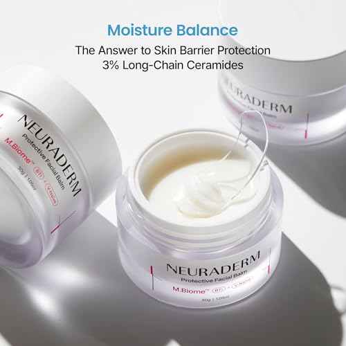 Protective Facial Balm, Rich Cream Ceramide Moisturizer with Hyaluronic Acid and Cica to Protect Skin Barrier and Soothe Irritated Skin Non-Comedogenic (30g, 1.05oz)