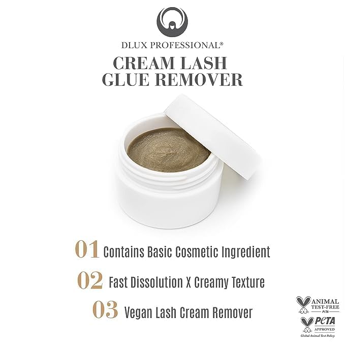 Lash Extension Glue Remover Cream 15ml | DLUX Professional