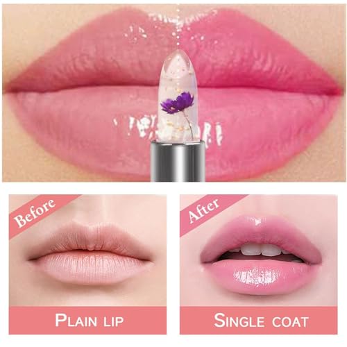 Crystal Flower Jelly Lipstick Set - 6 Pcs Temperature Change